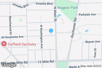 Map image of the property - 122 W Houstonia Ave