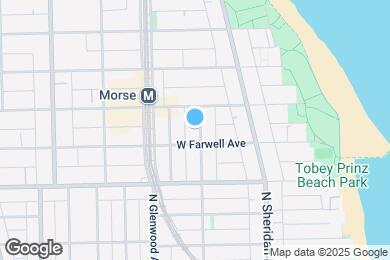 Map image of the property - 6912 N Lakewood Ave