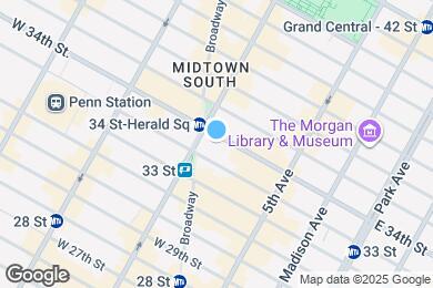 Map image of the property - 50 W 34th St.