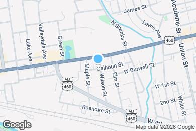 Map image of the property - 603 W Calhoun St