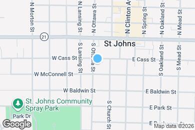 Map image of the property - 205 S Ottawa St