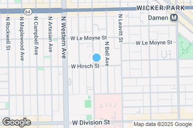 Map image of the property - 2259 W Hirsch St