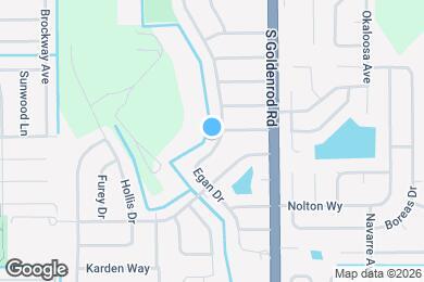 Map image of the property - 1510 Egan Dr