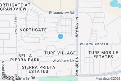 Map image of the property - 15813 N Dante Dr