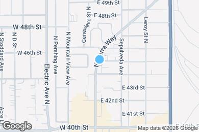 Map image of the property - 4465 N Sierra Way