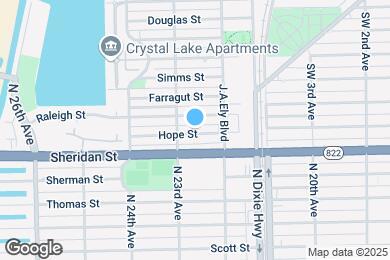 Map image of the property - 2229 Hope St