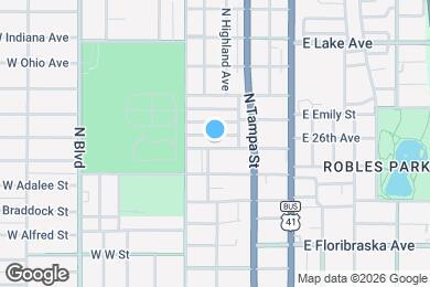 Map image of the property - 119 W 26th Ave