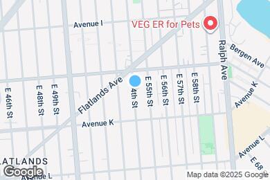 Map image of the property - 1239 E 54th St