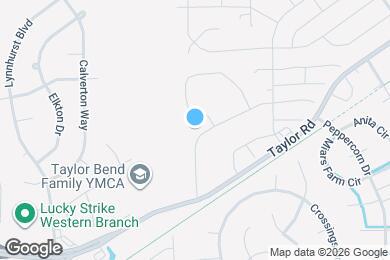 Map image of the property - Taylor Bend Apartments