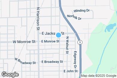 Map image of the property - 222 E Monroe St