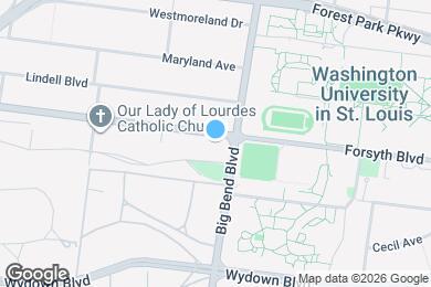 Map image of the property - 7012 Forsyth Blvd