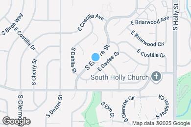 Map image of the property - 7012 S Eudora St