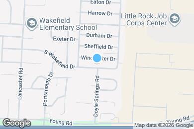 Map image of the property - 16 S Wakefield Dr