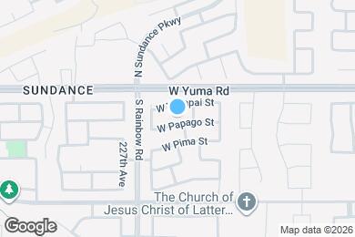 Map image of the property - 22614 W Papago St