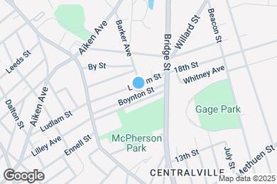 Map image of the property - 150 Barker Ave
