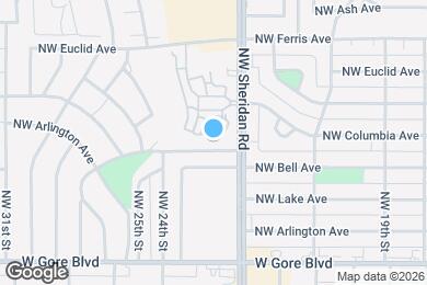 Map image of the property - 2323 NW Bell Ave