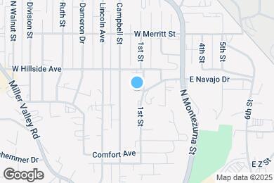 Map image of the property - 620 1st St