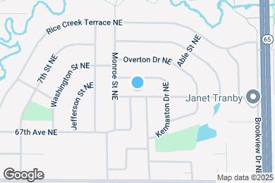 Map image of the property - 741 68th Ave NE