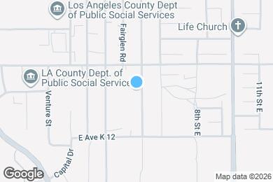 Map image of the property - 43119 7th St