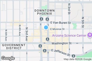 Map image of the property - 17 W Monroe St