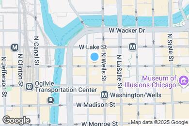 Map image of the property - 222 W Randolph St