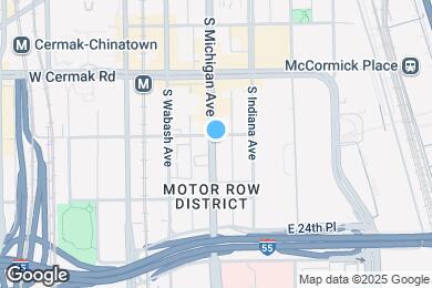 Map image of the property - 2307 S Michigan Ave