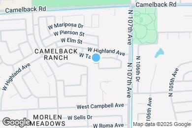 Map image of the property - 4642 N 108th Ave
