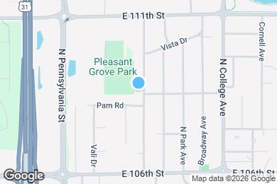 Map image of the property - 10802 Central Ave