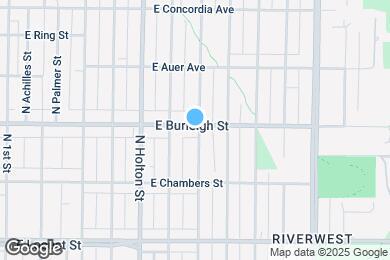 Map image of the property - 633 E Burleigh St
