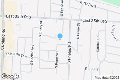 Map image of the property - 14627 E 36th St S