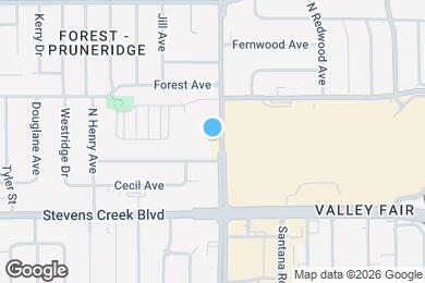 Map image of the property - 68 N Winchester Blvd