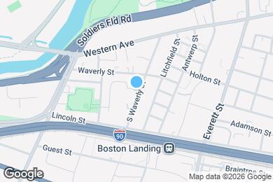 Map image of the property - 46 S Waverly St