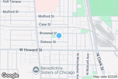 Map image of the property - 727 Dobson St