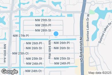 Map image of the property - 8410 NW 27th Pl