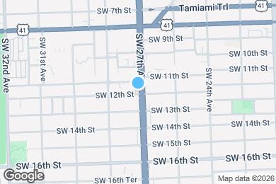 Map image of the property - 1148 SW 27th Ave