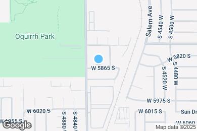Map image of the property - 4756 W 5865 S