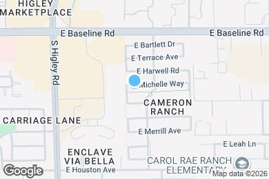 Map image of the property - 3439 E Michelle Way