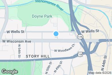 Map image of the property - 4904 W Wisconsin Ave
