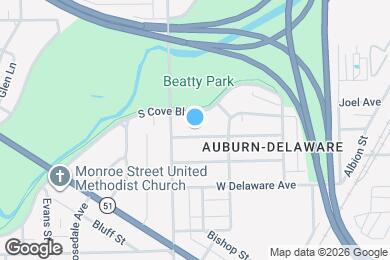 Map image of the property - 1436 Palmetto Ave