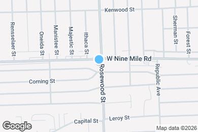 Map image of the property - 22921 Rosewood St
