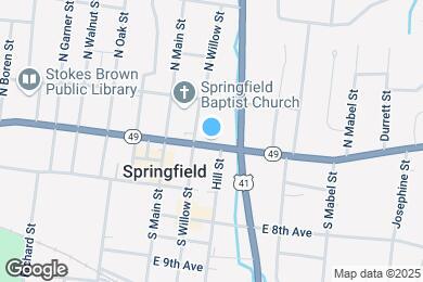 Map image of the property - 206 5th Ave E