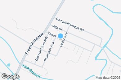 Map image of the property - 2845 Vance Dr NW