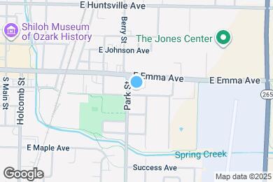 Map image of the property - Big Emma Apartments