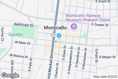 Map image of the property - 200 W Washington St