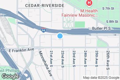 Map image of the property - 912 22nd Ave S