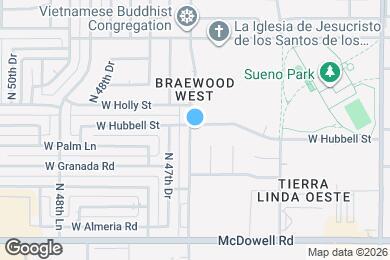 Map image of the property - 4649 W Hubbell St
