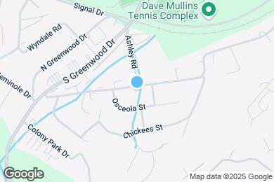 Map image of the property - 1603 Seminole Dr