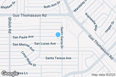 Map image of the property - 3226 San Paula Ave