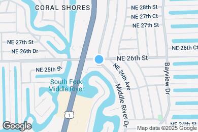 Map image of the property - 2425 NE 25th Pl