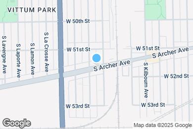 Map image of the property - 5310 S Archer Ave